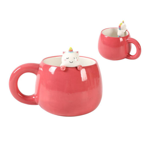 Picture of CERAMIC MUG WITH CHARM UNICORN